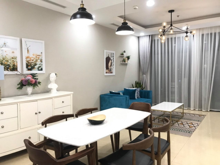 Cho thuê căn 2PN full nội thất chung cư Central Field giá 13.5 triệu/tháng
