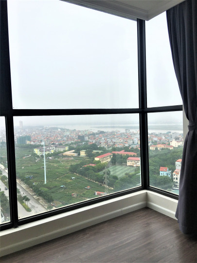Cho thuê gấp căn hộ Sunshine Riverside Tây Hồ, căn 2PN - 3PN full đồ view cầu Nhật Tân