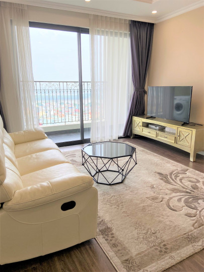 Cho thuê gấp căn hộ Sunshine Riverside Tây Hồ, căn 2PN - 3PN full đồ view cầu Nhật Tân
