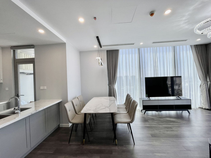 Quỹ căn nội thất thiết kế đẹp, mới tinh, cho thuê từ 2 - 3PN The Nine, cam kết giá tốt nhất