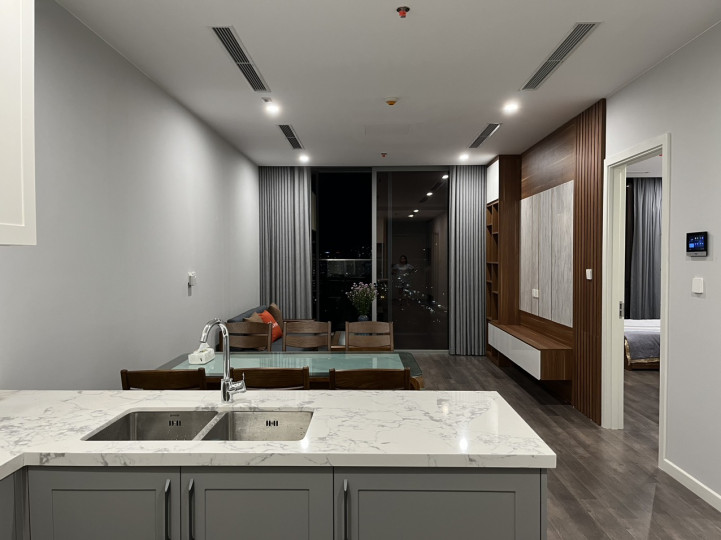 Cần cho thuê nhanh căn hộ 3 phòng ngủ full nội thất ở The Nine Phạm Văn Đồng giá chỉ có 19tr/tháng