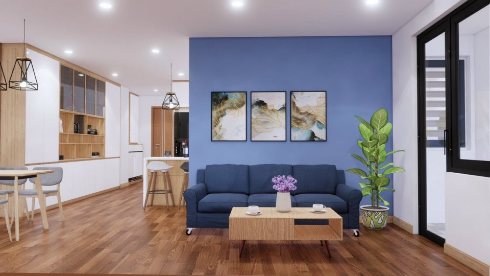 Cho thuê căn hộ 2PN dự án Cầu Giấy Center Point giá 14.5 triệu/tháng