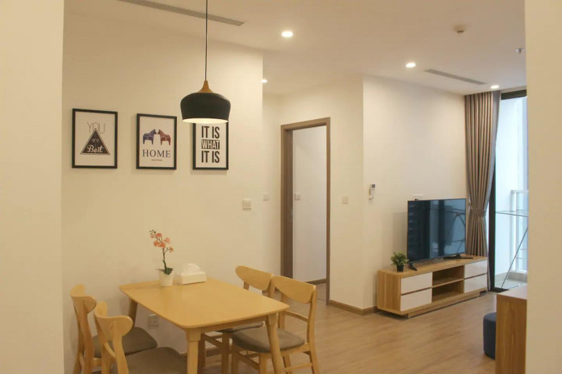 Cho thuê CC Vinhome Sky Lake - Phạm Hùng căn 1PN full nội thất giá 15tr