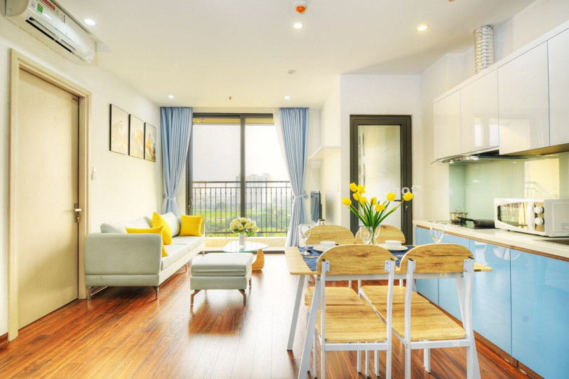 Cho thuê CC Vinhome Green Bay - Mễ Trì căn 2PN full nội thất giá 11tr