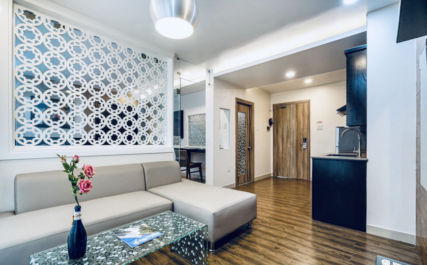 Căn 1,5 ngủ Vinhomes Trần Duy Hưng cho thuê full đồ, có lốt ô tô CHỈ 13 tr