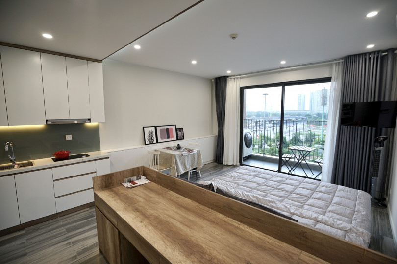 ?Cho thuê CHCC cao cấp Vinhomes D'Capitale, studio, 38m, full đồ CHỈ 12 triệu