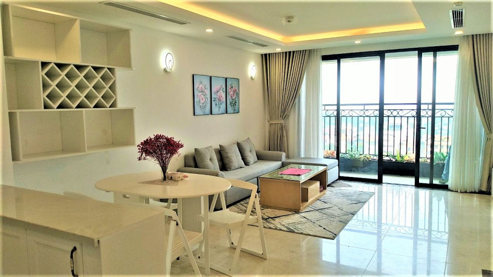 Giá rẻ, ảnh thật cho thuê căn hộ 2PN full nội thất giá 19 triệu chung cư cao cấp D'.Le Roi Soleil 59 Xuân Diệu