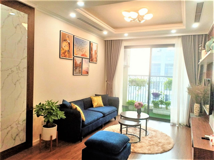 Cho thuê căn 2PN full nội thất giá 12.5tr tại Sunshine Riverside Phú Thượng Tây Hồ