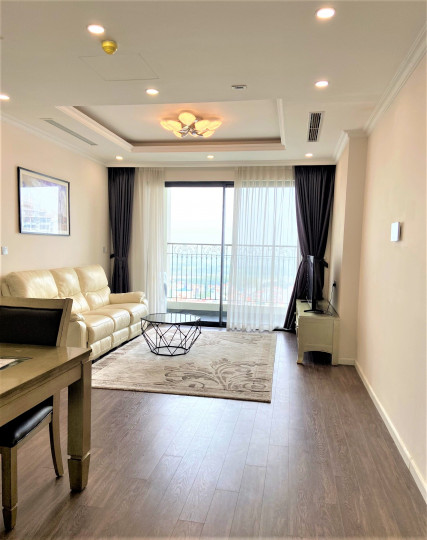Cho thuê gấp căn hộ Sunshine Riverside Tây Hồ, căn 2PN - 3PN full đồ view cầu Nhật Tân