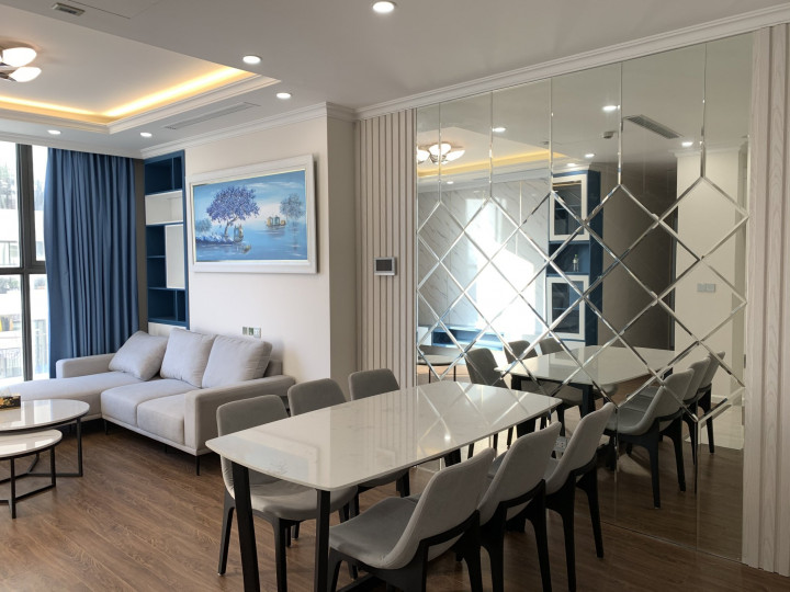 Cho thuê Chung Cư Sunshine Riverside Phú Thượng Tây Hồ căn 3PN full nội thất giá 13tr