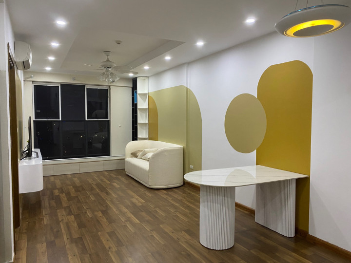 Bán chung cư Goldmark City Hồ Tùng Mậu 78m2 thiết kế 2 phòng ngủ, 2 vệ sinh, Full nội thất Liên hệ zalo: 0869555685