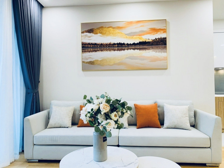 Cho thuê căn hộ 90m Center Point Lê Văn Lương, 90m, 3n2vs, full, 17 triệu