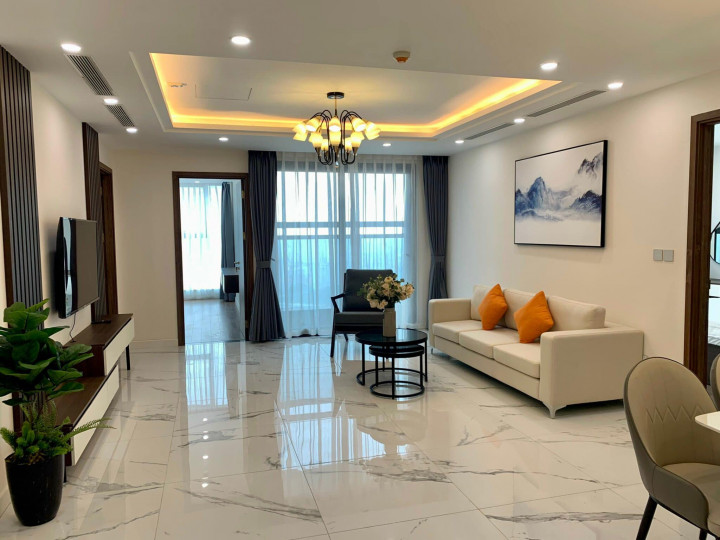Cho thuê căn hộ Sunshine Center đường Phạm Hùng, căn hộ 3 phòng ngủ có đầy đủ nội thất cao cấp