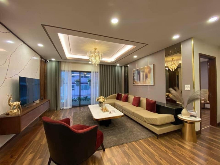 Cho thuê căn góc chung cư Vinhomes Gardenia 3PN đủ đồ, view bể bơi, có slot ô tô