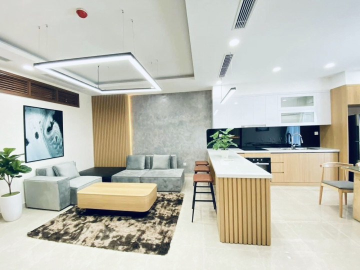 Cần cho thuê căn 98m, tầng trung King Palace, full, 17 triệu