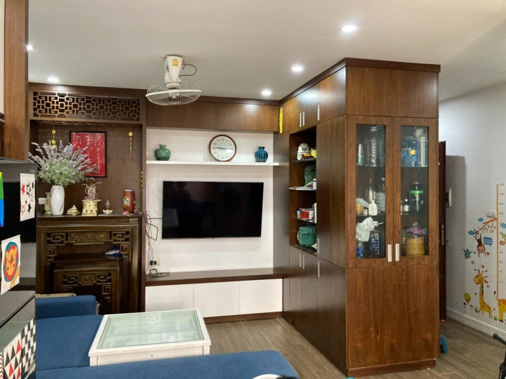 Gia đình không có nhu cầu sử dụng cần bán căn chung cư KĐT Nam Cường. 2PN, full nội thất, bao phí