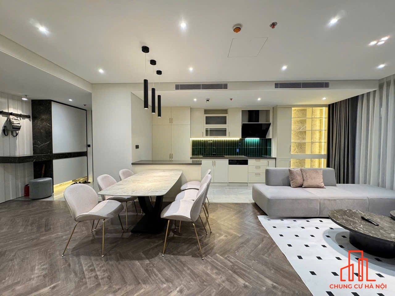 Bán căn góc Sky Park cao cấp 3 phòng ngủ, 2 mặt thoáng, có slot xe