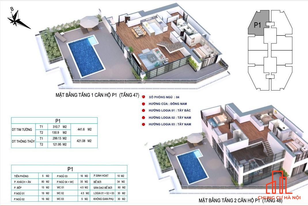 PenHouse Đẳng Cấp căn góc có bể bơi Tại Cầu Giấy ký trực tiếp Chủ Đầu Tư