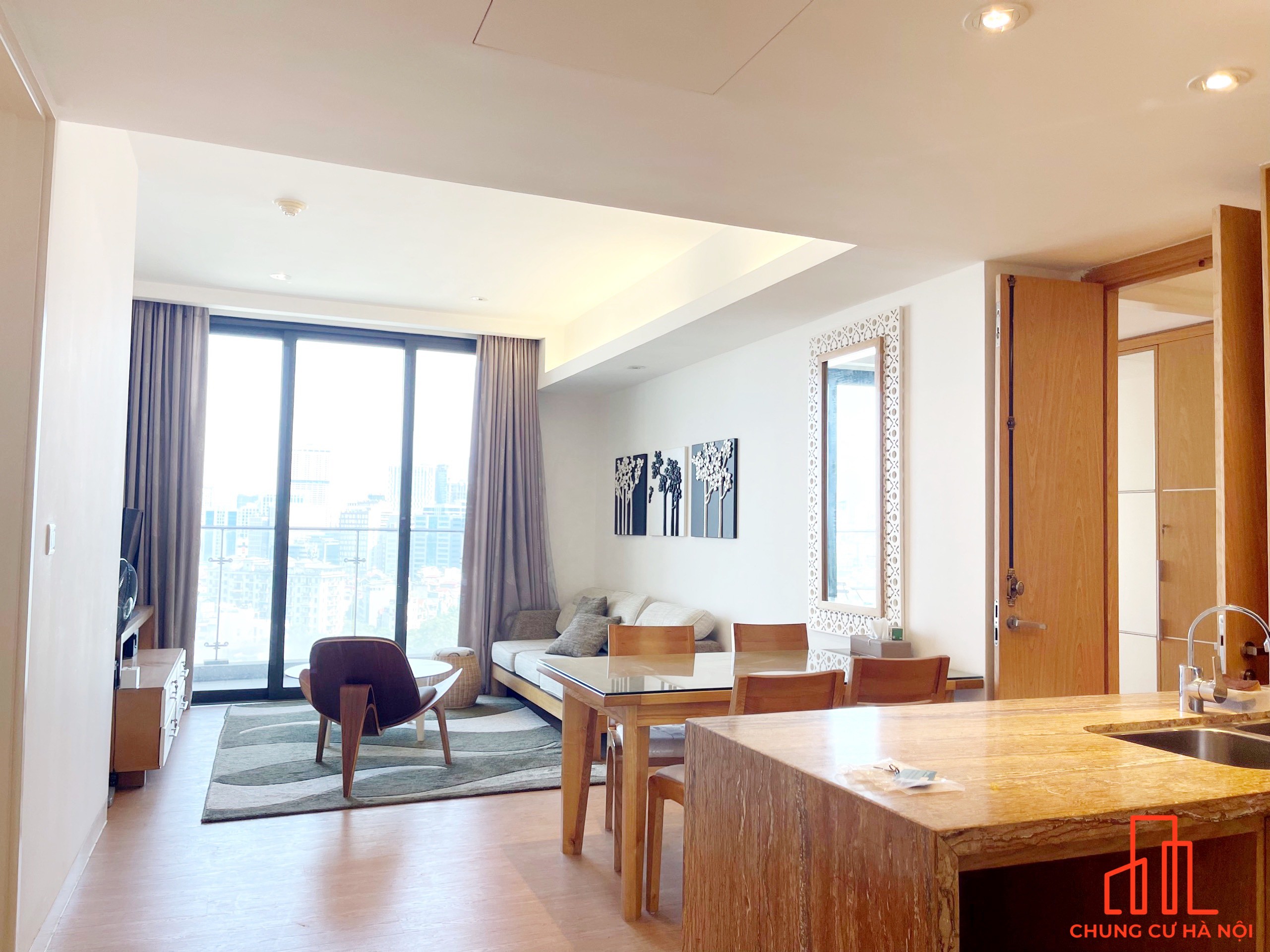 Chính chủ cho thuê căn 2PN full nội thất chung cư Indochina (IPH Xuân Thủy), giá thuê chỉ 20 triệu