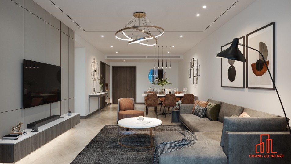 Bán căn hộ Sky Park 3PN 128m², giá 13.5 tỷ, căn rộng đẹp